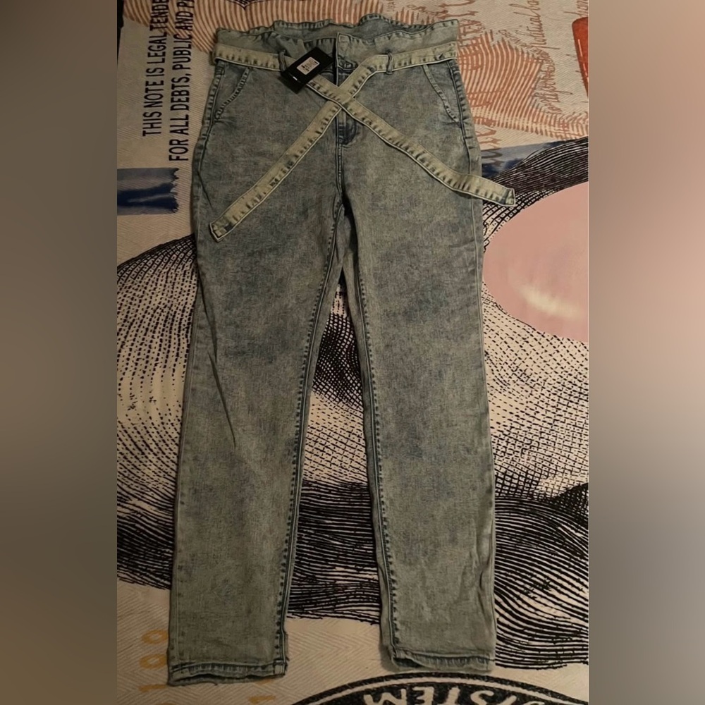 Fashion Nova Flick Of The Wrist Light Blue Jeans